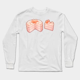 Strawberry Cake Pack Long Sleeve T-Shirt